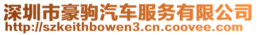 深圳市豪駒汽車服務(wù)有限公司