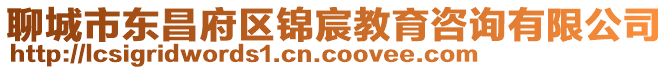 聊城市東昌府區(qū)錦宸教育咨詢有限公司