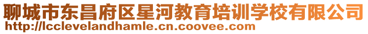 聊城市東昌府區(qū)星河教育培訓(xùn)學(xué)校有限公司