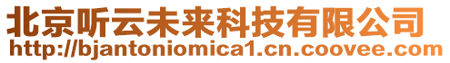 北京聽云未來科技有限公司