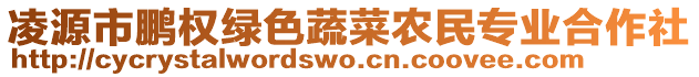 凌源市鵬權(quán)綠色蔬菜農(nóng)民專業(yè)合作社