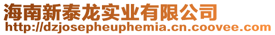 海南新泰龍實業有限公司