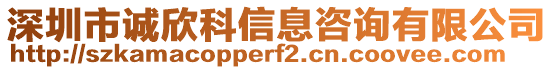 深圳市誠(chéng)欣科信息咨詢有限公司