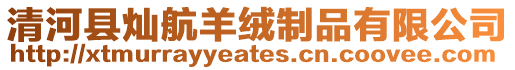 清河縣燦航羊絨制品有限公司