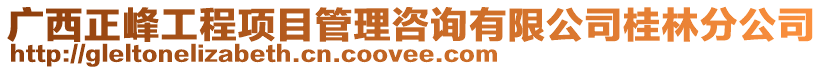 廣西正峰工程項目管理咨詢有限公司桂林分公司