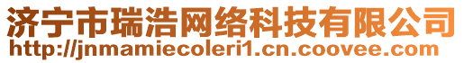 濟寧市瑞浩網(wǎng)絡科技有限公司