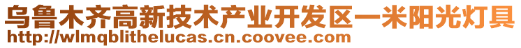 烏魯木齊高新技術(shù)產(chǎn)業(yè)開發(fā)區(qū)一米陽光燈具