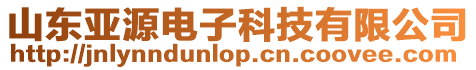 山東亞源電子科技有限公司