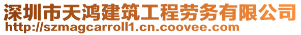 深圳市天鴻建筑工程勞務(wù)有限公司