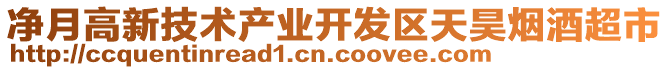 凈月高新技術(shù)產(chǎn)業(yè)開(kāi)發(fā)區(qū)天昊煙酒超市