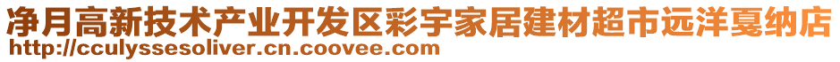 凈月高新技術(shù)產(chǎn)業(yè)開發(fā)區(qū)彩宇家居建材超市遠洋戛納店