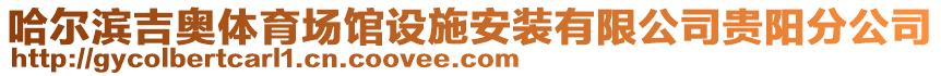 哈爾濱吉奧體育場館設(shè)施安裝有限公司貴陽分公司