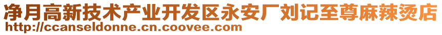 凈月高新技術產(chǎn)業(yè)開發(fā)區(qū)永安廠劉記至尊麻辣燙店