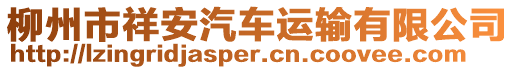 柳州市祥安汽車運輸有限公司