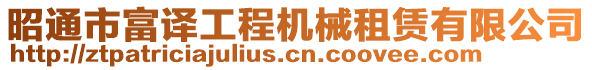 昭通市富譯工程機(jī)械租賃有限公司