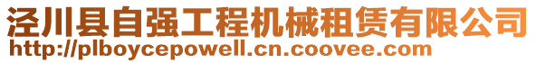 涇川縣自強工程機械租賃有限公司