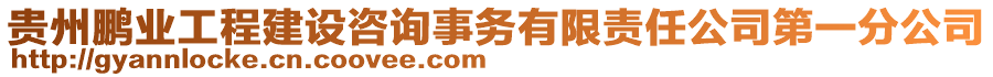 貴州鵬業(yè)工程建設(shè)咨詢事務(wù)有限責(zé)任公司第一分公司