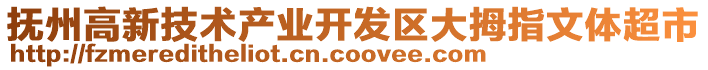 撫州高新技術(shù)產(chǎn)業(yè)開發(fā)區(qū)大拇指文體超市