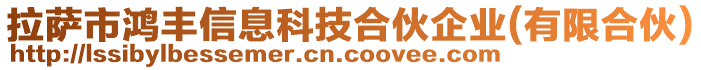 拉薩市鴻豐信息科技合伙企業(yè)(有限合伙)