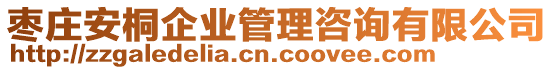棗莊安桐企業(yè)管理咨詢有限公司