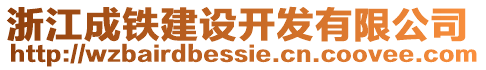 浙江成鐵建設(shè)開發(fā)有限公司