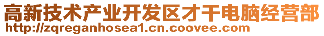 高新技術產業開發區才干電腦經營部