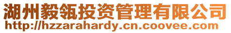 湖州毅瓴投資管理有限公司