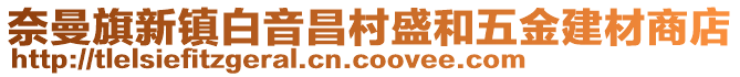 奈曼旗新鎮白音昌村盛和五金建材商店
