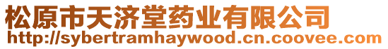 松原市天濟(jì)堂藥業(yè)有限公司