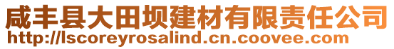 咸豐縣大田壩建材有限責任公司