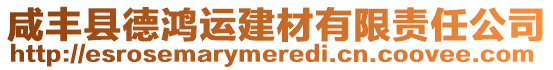 咸豐縣德鴻運建材有限責任公司