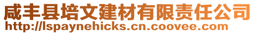 咸豐縣培文建材有限責任公司