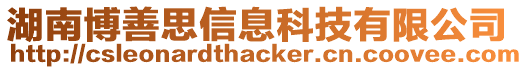 湖南博善思信息科技有限公司