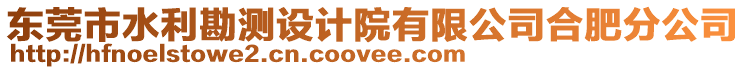 東莞市水利勘測設計院有限公司合肥分公司
