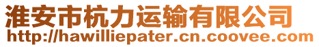 淮安市杭力運輸有限公司