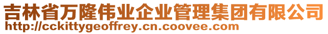 吉林省萬(wàn)隆偉業(yè)企業(yè)管理集團(tuán)有限公司