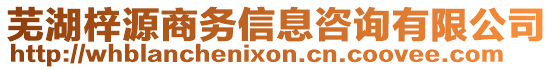 蕪湖梓源商務(wù)信息咨詢有限公司