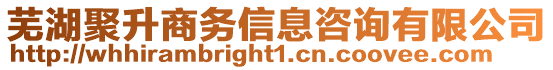 蕪湖聚升商務信息咨詢有限公司