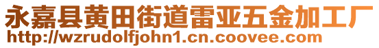 永嘉縣黃田街道雷亞五金加工廠