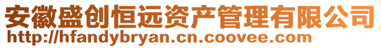 安徽盛創(chuàng)恒遠(yuǎn)資產(chǎn)管理有限公司