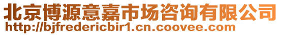 北京博源意嘉市場咨詢有限公司