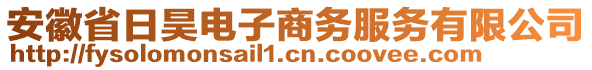 安徽省日昊電子商務服務有限公司