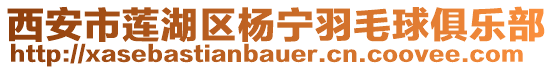 西安市蓮湖區楊寧羽毛球俱樂部
