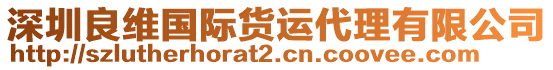 深圳良維國際貨運(yùn)代理有限公司