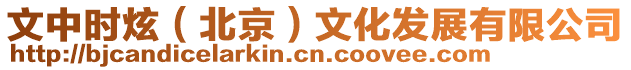 文中時炫（北京）文化發展有限公司