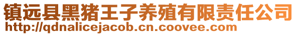 鎮(zhèn)遠縣黑豬王子養(yǎng)殖有限責任公司