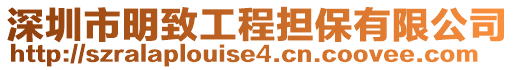 深圳市明致工程擔保有限公司