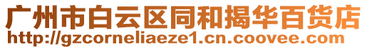 廣州市白云區(qū)同和揭華百貨店