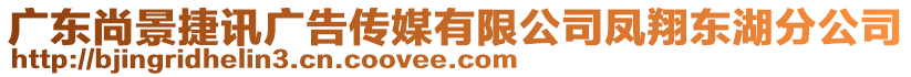 廣東尚景捷訊廣告?zhèn)髅接邢薰绝P翔東湖分公司