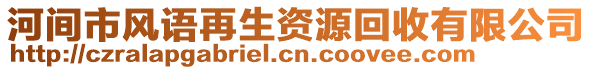 河间市风语再生资源回收有限公司